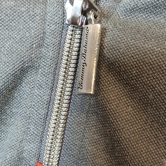 Tommy Bahama - Half Zip Gray Knit Sweater Pullover - Men's Size  Small - Picture 9 of 11